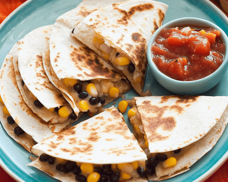 Black Bean and Corn Quesadillas