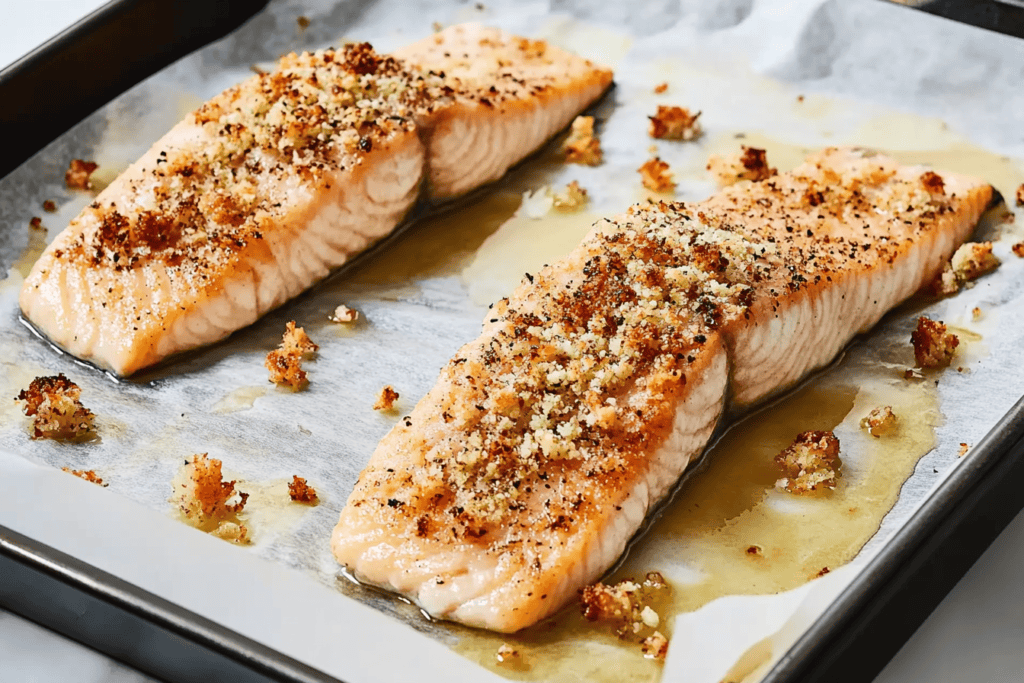 Walnut-Rosemary Crusted Salmon 2