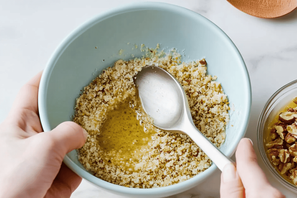 Walnut-Rosemary Crusted Salmon