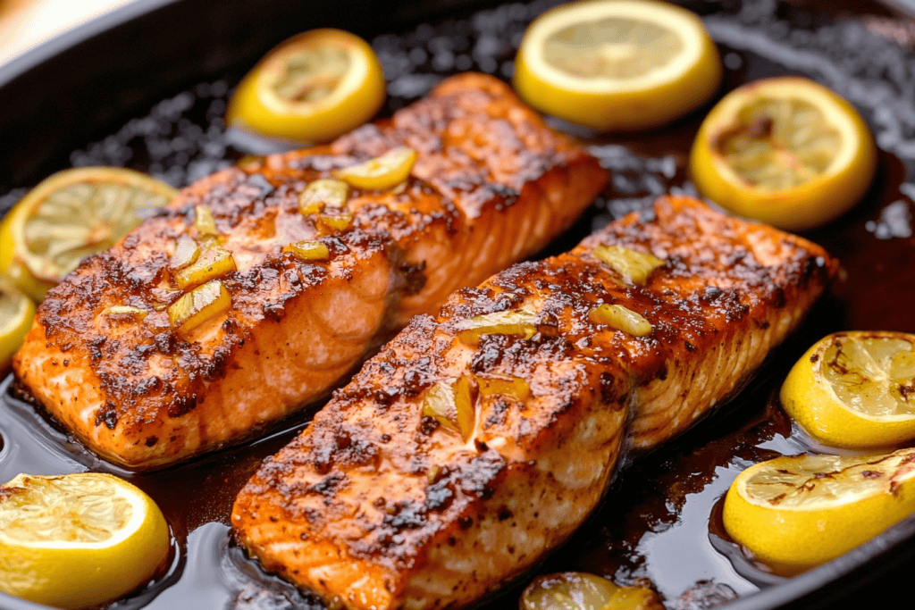 Honey Garlic Salmon 1