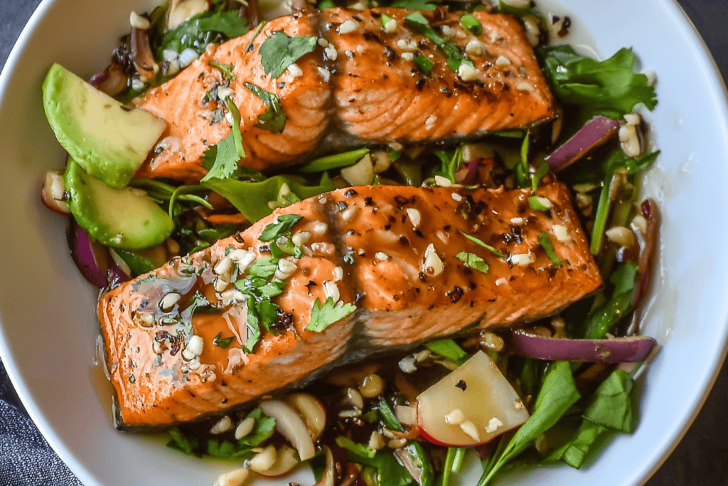 Healthy Honey Garlic Salmon