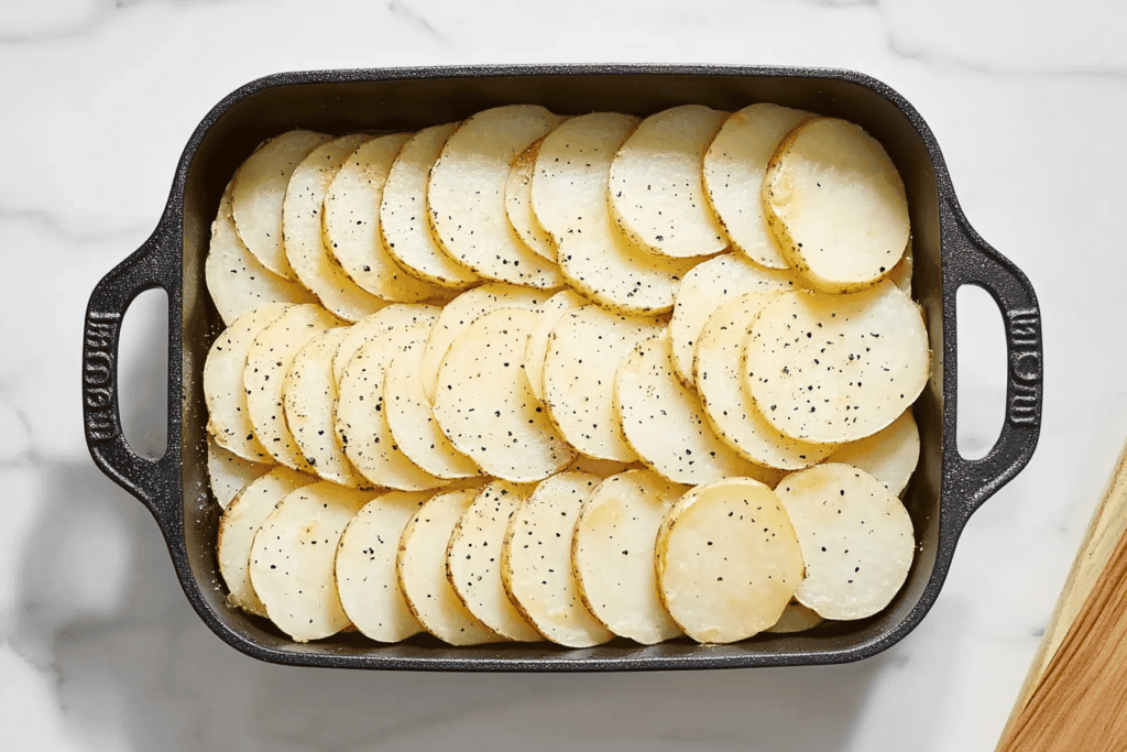 Layer onion slices over top then top with with