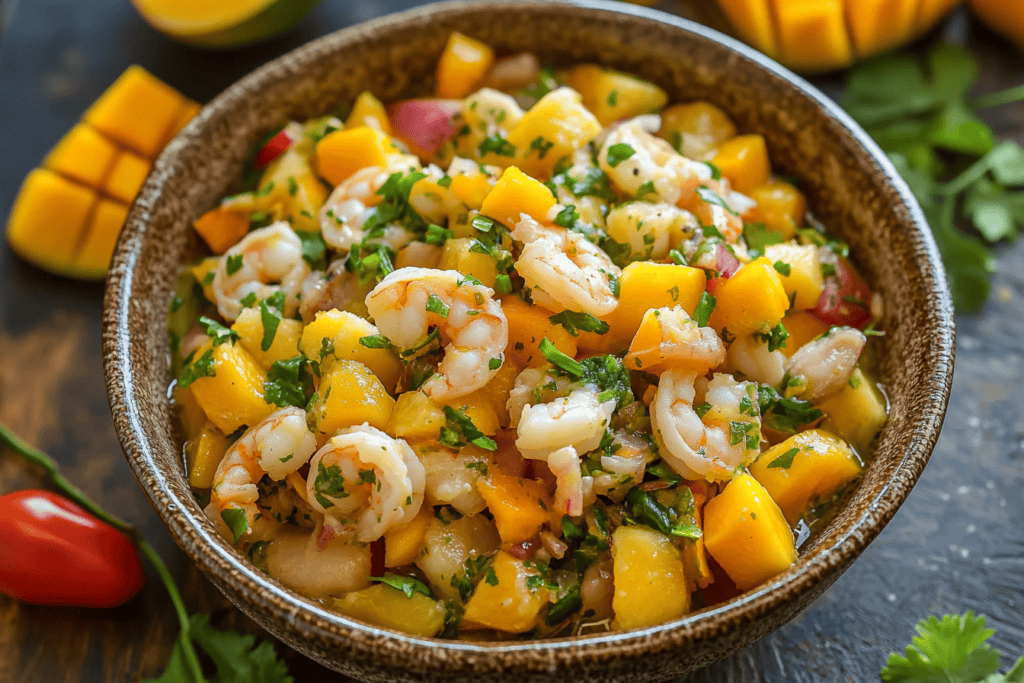 Mango Shrimp Ceviche