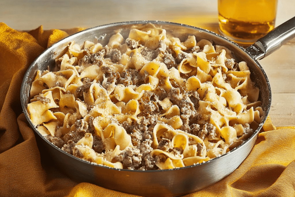 Simple Beef Stroganoff