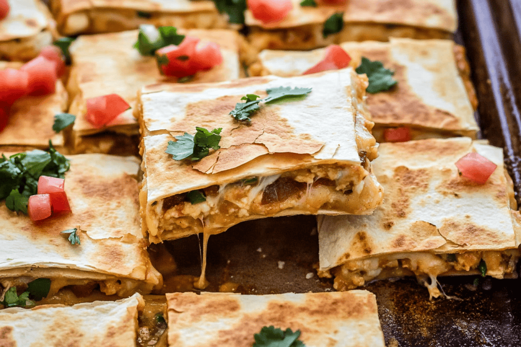 Sheet Pan Quesadillas