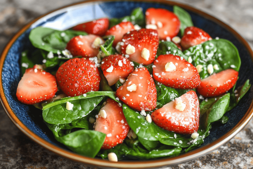 Strawberry Spinach Salad