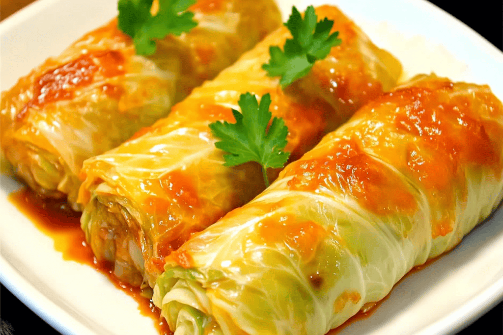 Stuffed cabbage rolls