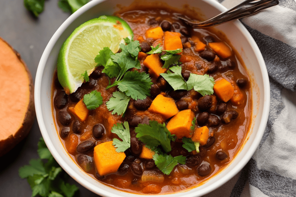 Perfect Sweet Potato Black Bean Chili