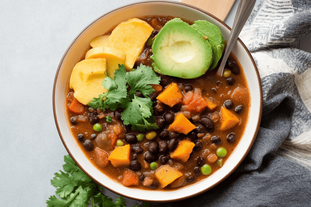 Sweet Potato Black Bean Chili