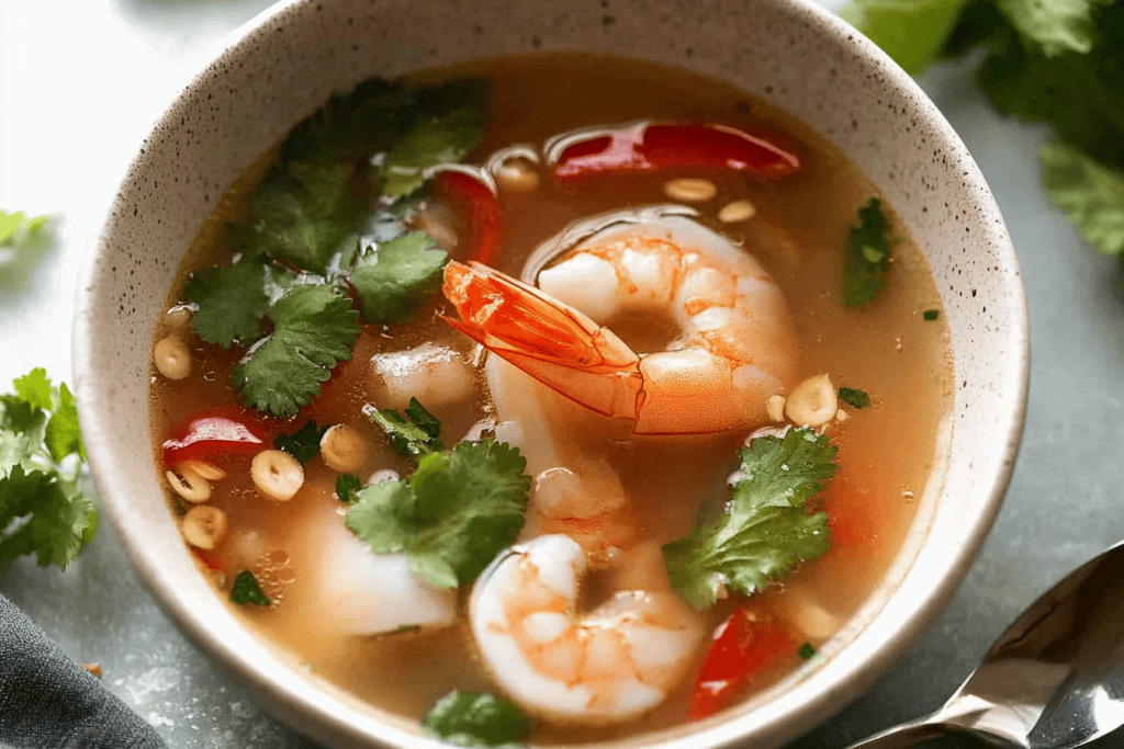 Tom Yum Soup (Thai soup) 