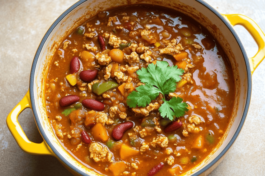 Pumpkin Turkey Chili