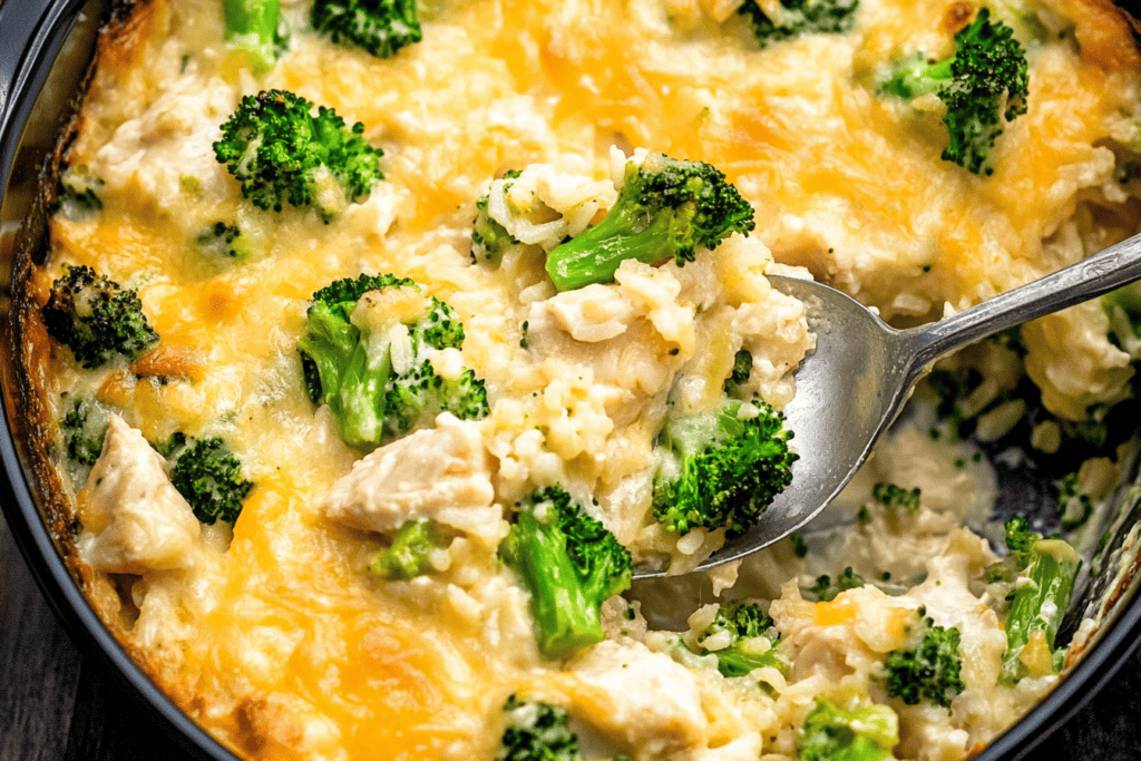 chicken broccoli rice casserole