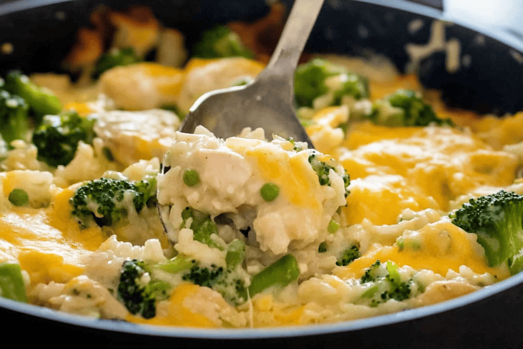 chicken broccoli rice casserole recipe