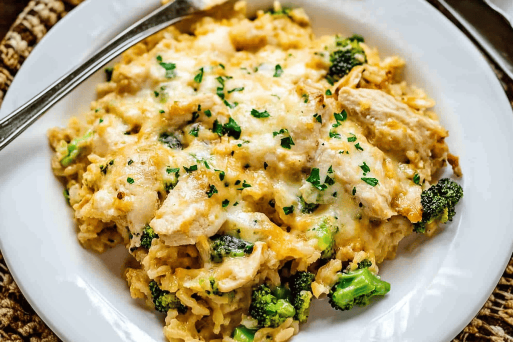 chicken broccoli rice casserole