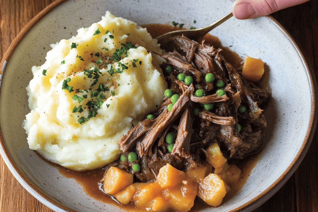 Pot Roast and Mashed Potatoes recipe