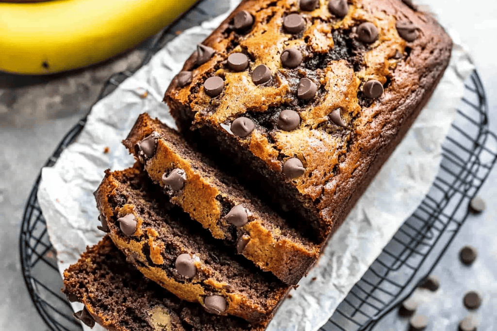 chocolate chip banana bread recipe 11